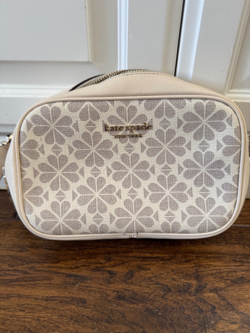 Kate Spade Cream Crossbody Bag Floral Pattern